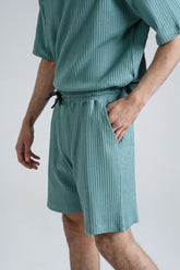 Relaxed-Fit Textured Jacquard Shorts